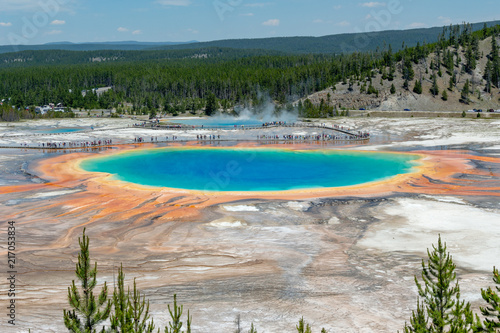 Grand Prismatic Spring in the Afternoon