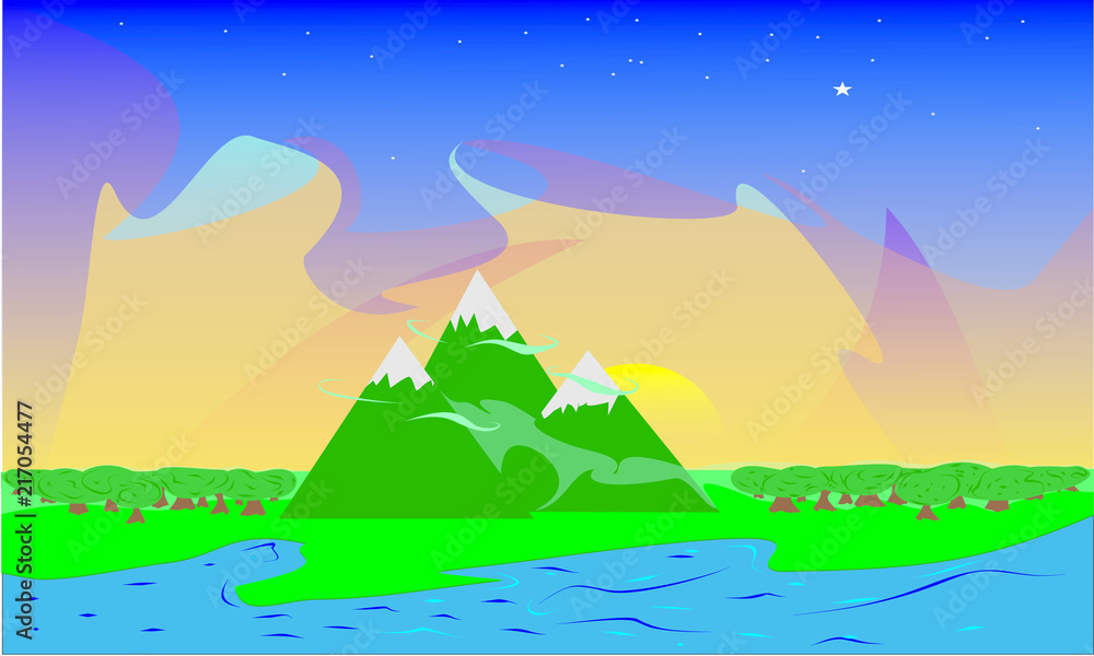 O nascer e o por do sol O nascer e o por do sol