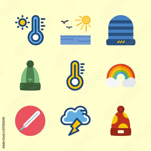 weather icons set. symbol, majestic, view and solar graphic works