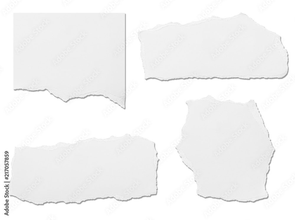white paper ripped message torn white paper ripped message torn