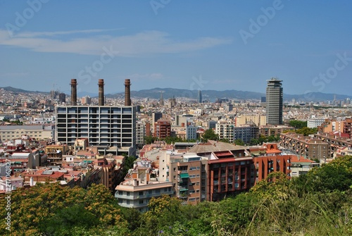 Barcelona, widok na miasto