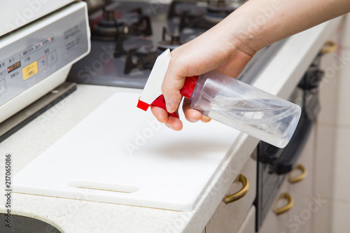 まな板のそうじ