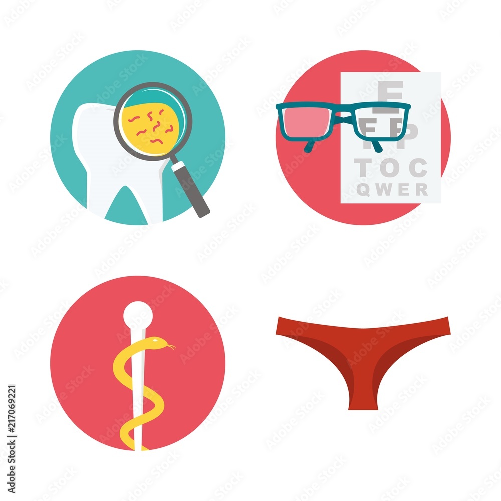 Fototapeta premium medical icons set. Vector illustration