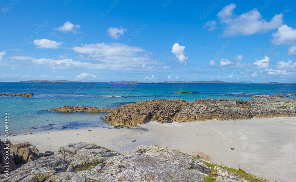 Panorama of an irish coast along the atlantic ocean in summer Panorama of an irish coast along the atlantic ocean in summer