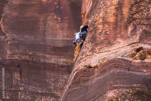 rock climbing