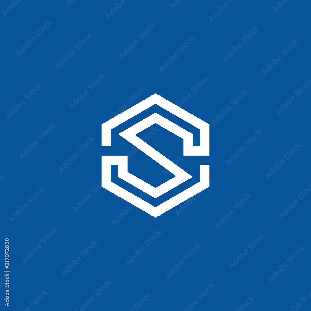 Letter S monogram initial logo design vector Letter S monogram initial logo design vector