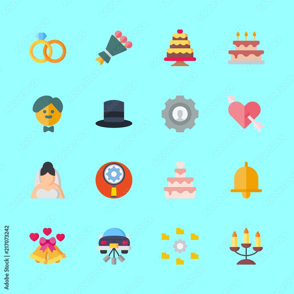 wedding icons set. menu, valentines, nature and wed graphic works wedding icons set. menu, valentines, nature and wed graphic works