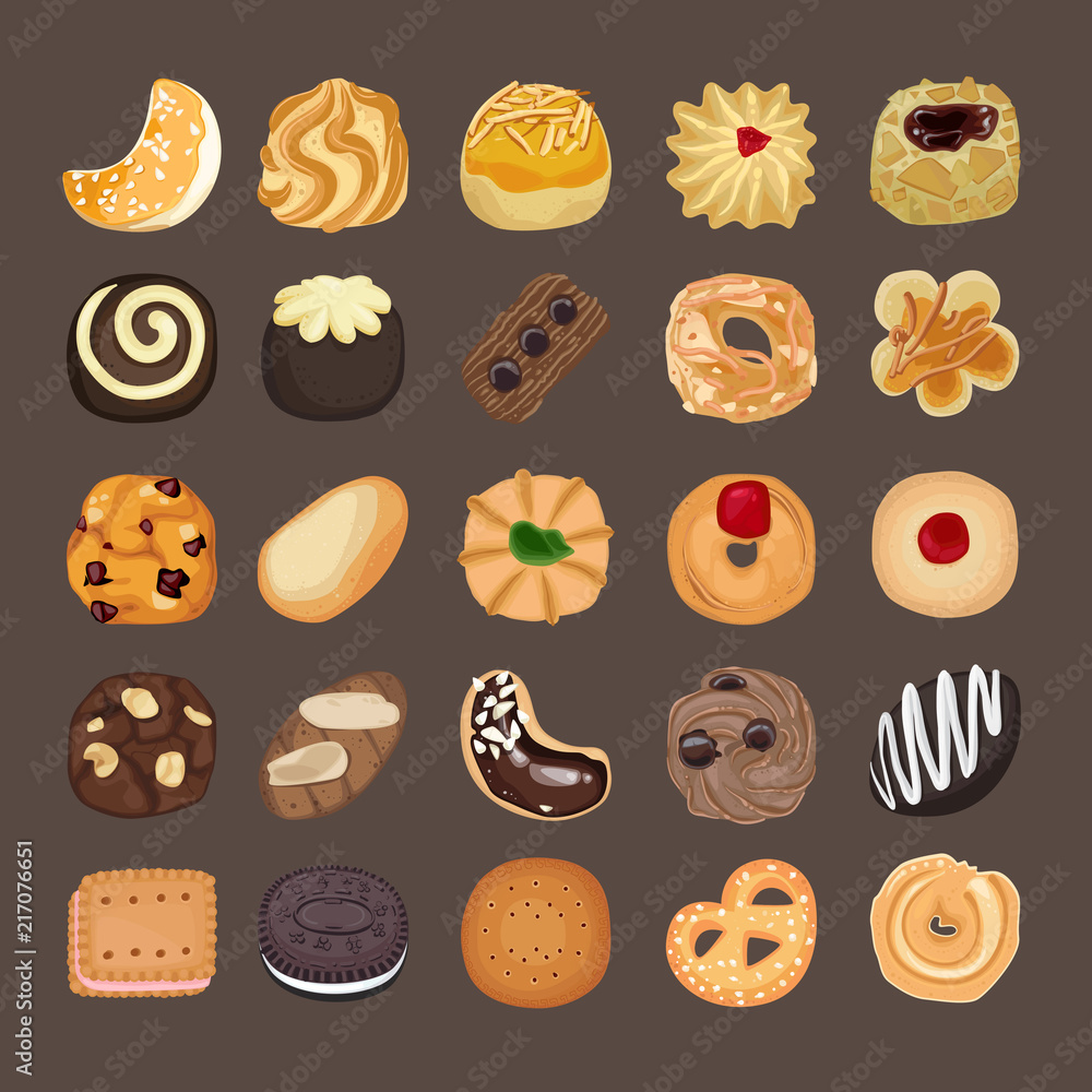 Various Delicious Cookies Various Delicious Cookies