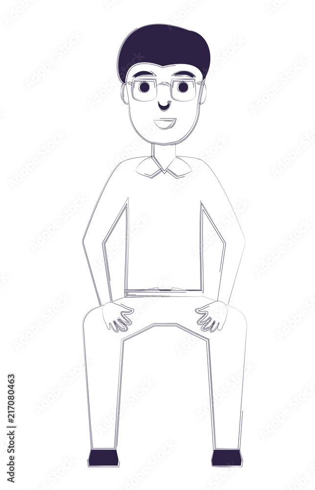 cartoon man icon cartoon man icon