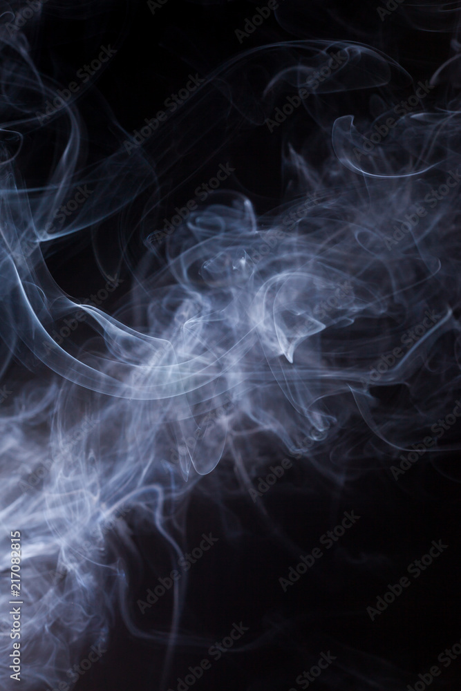 Smoke on a black background. Smoke on a black background.