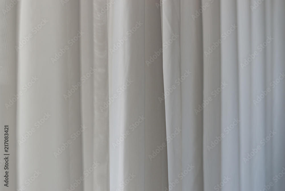 Obraz premium white curtain