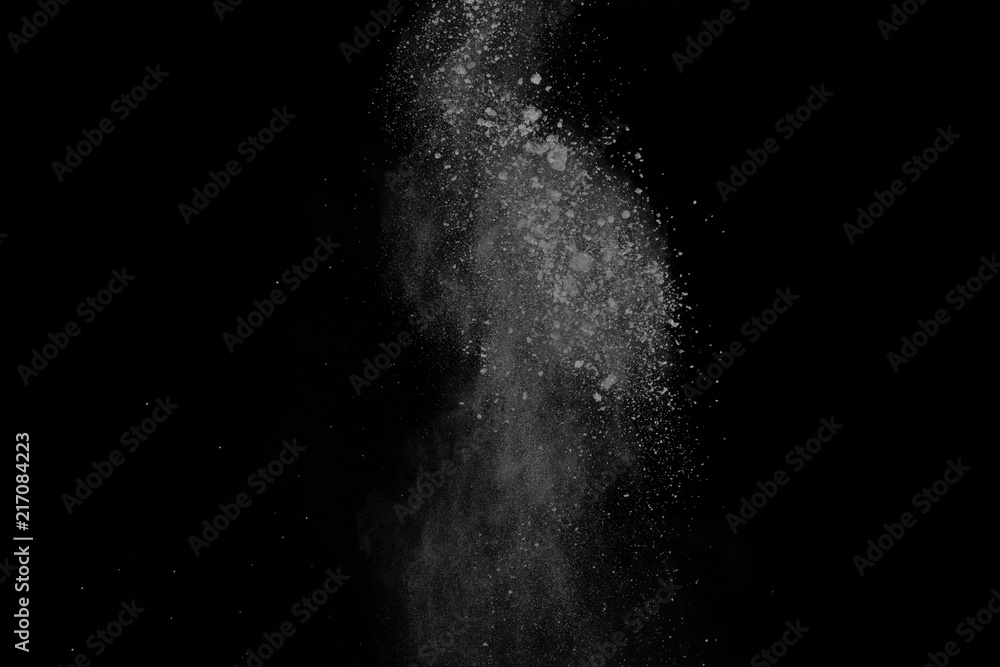 White powder explosion on white background. Colored cloud. Colorful dust explode. Paint Holi. White powder explosion on white background. Colored cloud. Colorful dust explode. Paint Holi.