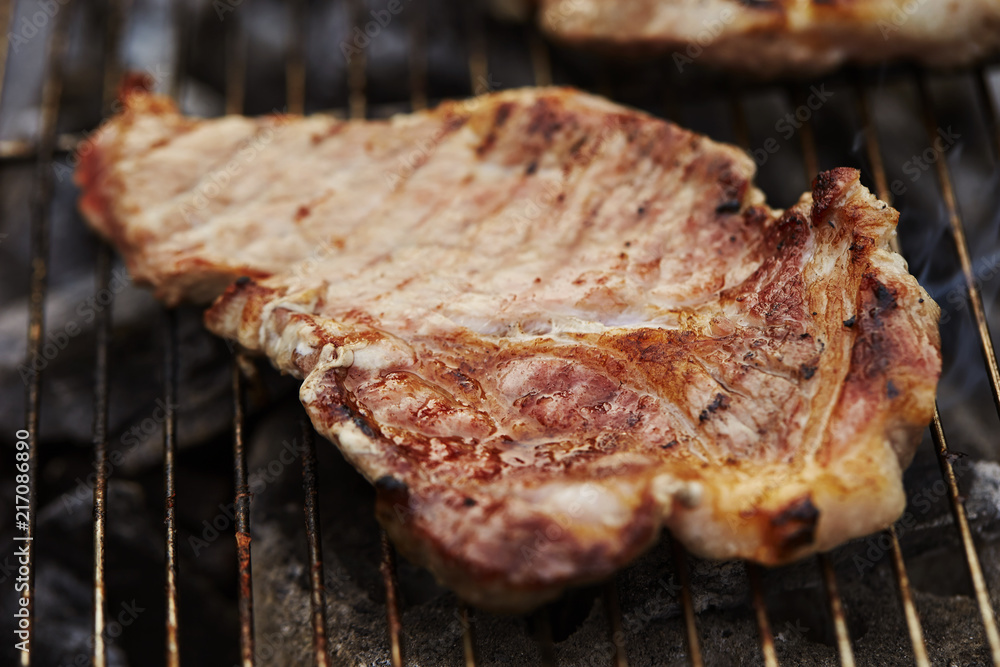 meat on grill meat on grill