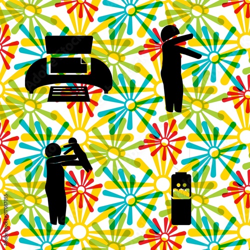 nature icons set. friend, vision, fur and pretty graphic works