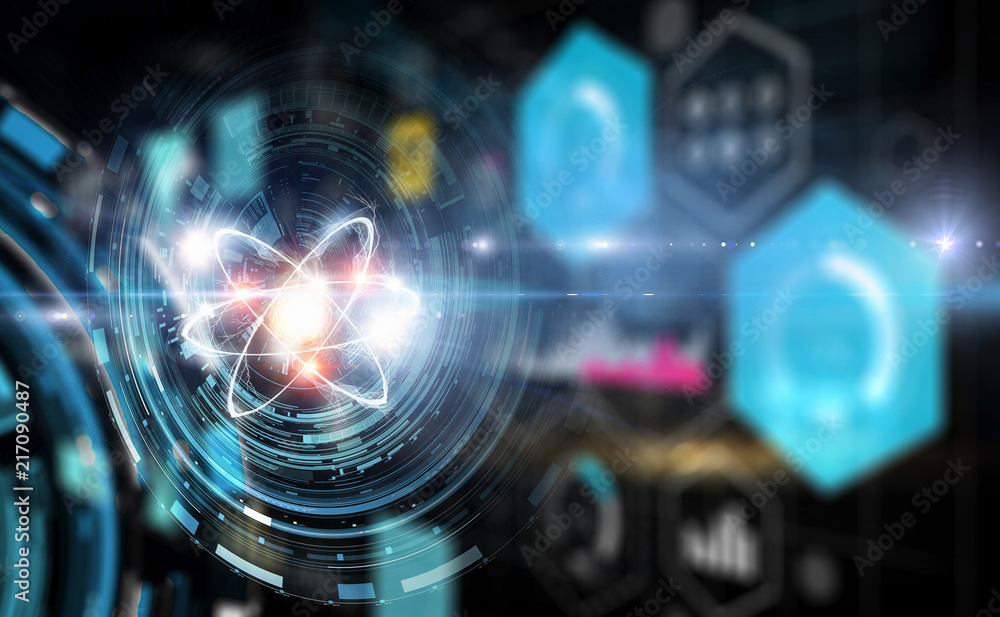 Obraz premium Technology science concept