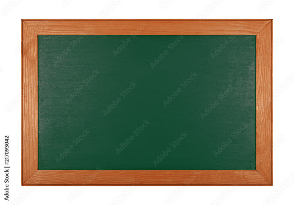 Green school chalkboard isolated on white Green school chalkboard isolated on white