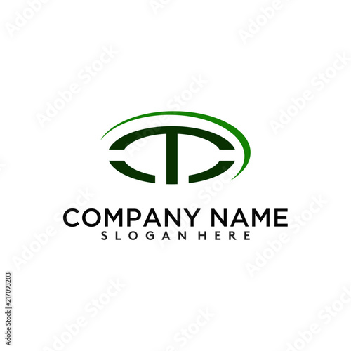 T letter logo design