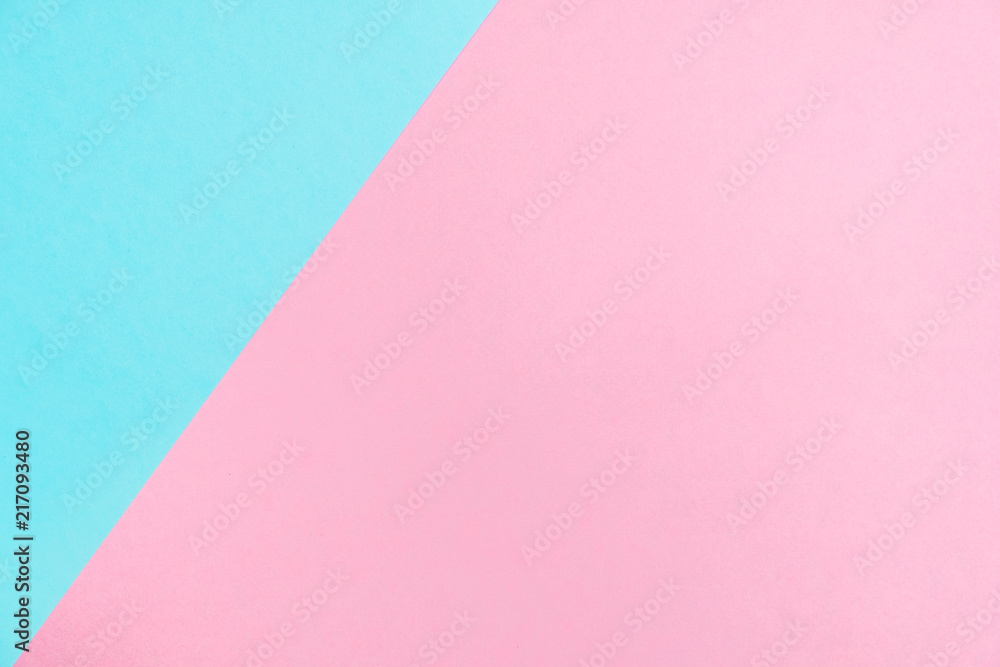 Pastel colored paper flat lay top view, background texture, pink and blue. Pastel colored paper flat lay top view, background texture, pink and blue.