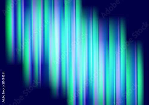 Abstract colored glowing lines on a dark background  light effects. Vector illustration.