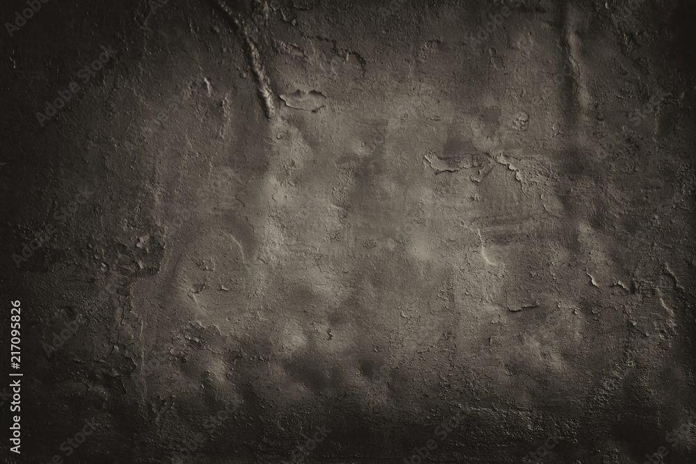 Obraz premium Hintergrund aus Gusseisen in herbstlichem braun mit Textfeld