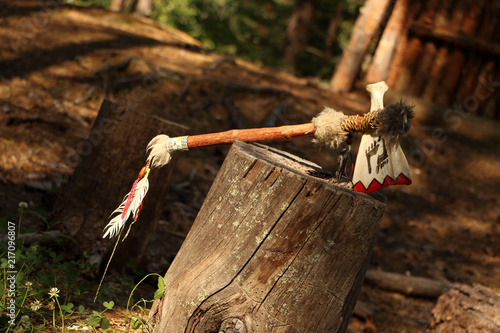 Tomahawk axe made of bone