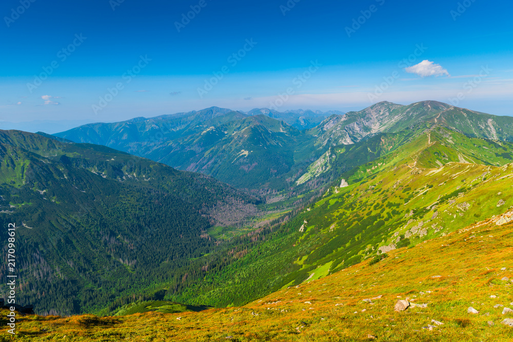 Picturesque valley between the Tatra Mountains, Poland