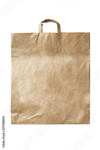 Paper bag isolated