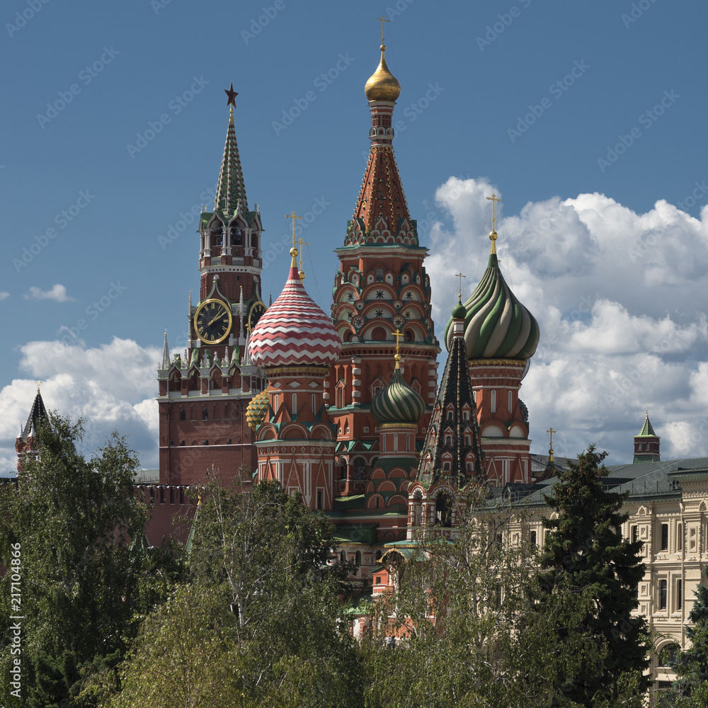 Fototapeta premium Russia, Moscow, view on the Kremlin