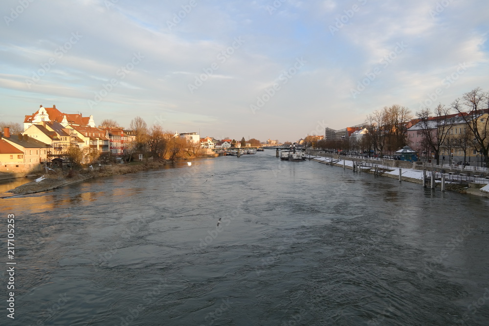 a cold winterday in Regensburg