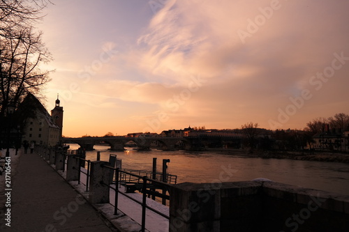 a cold winterday in Regensburg © Knitterlicht