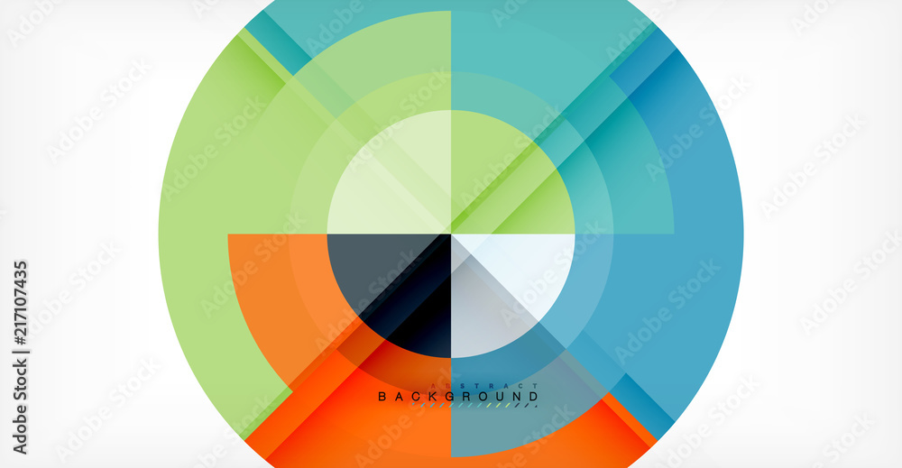 Vector circle abstract background Vector circle abstract background