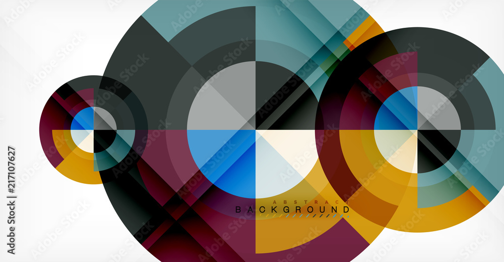 Vector circle abstract background Vector circle abstract background