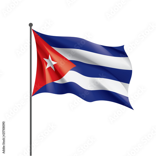 Free Download Cuba flag, vector illustration on a white background - GFXLoad
