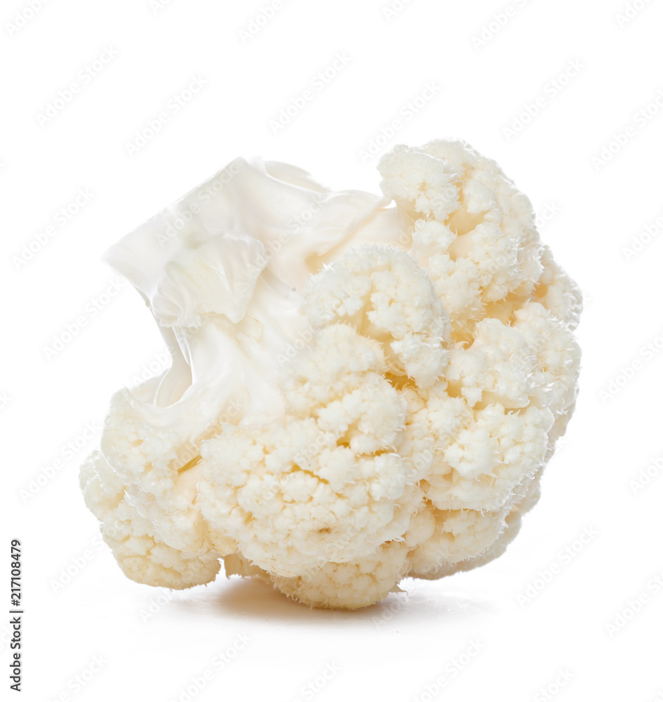 Cauliflower. Piece isolated on white. Cauliflower. Piece isolated on white.