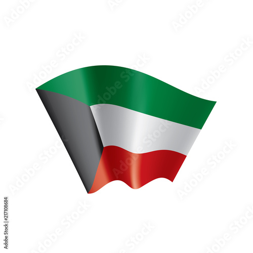 Free Download Kuwait flag, vector illustration on a white background - GFXLoad