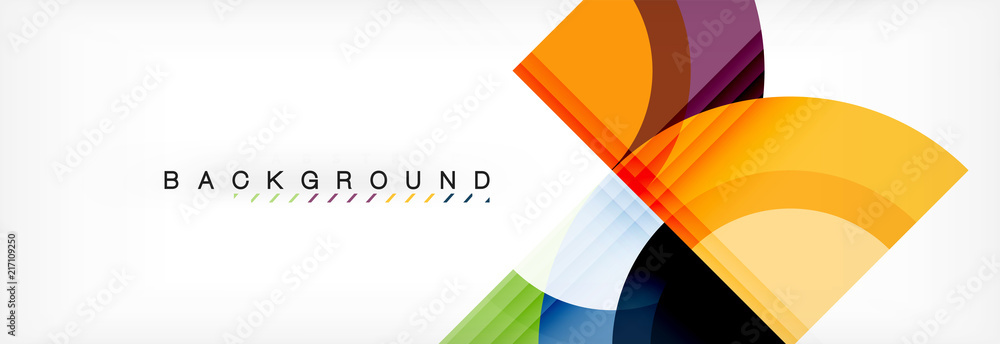 Vector circular geometric abstract background Vector circular geometric abstract background