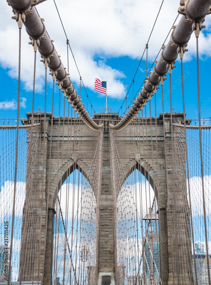 Fototapeta premium Brooklyn bridge in New York city