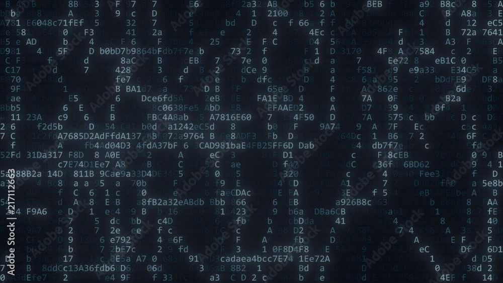 Flashing computer symbols. 3D rendering Flashing computer symbols. 3D rendering