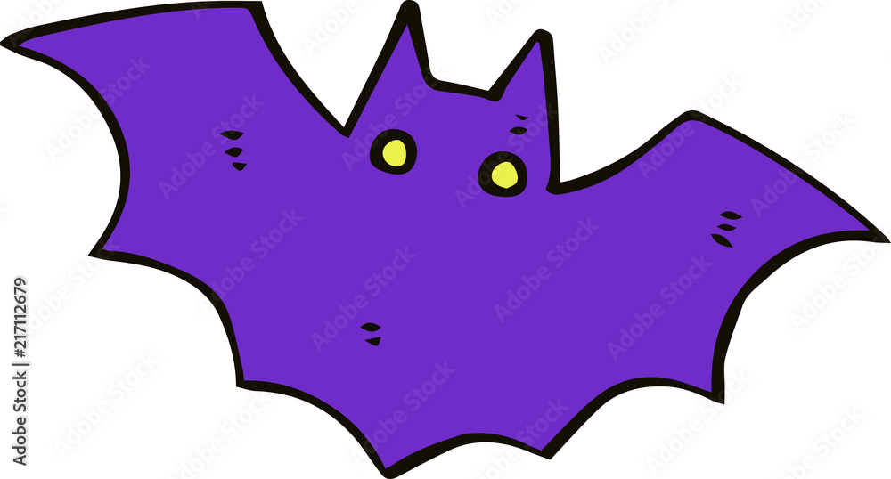 Fototapeta premium Halloween Illustration of Bat