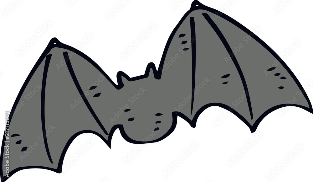 Fototapeta premium Halloween Illustration of Bat