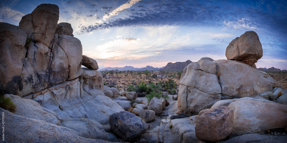 Sunset in Joshua Tree NP