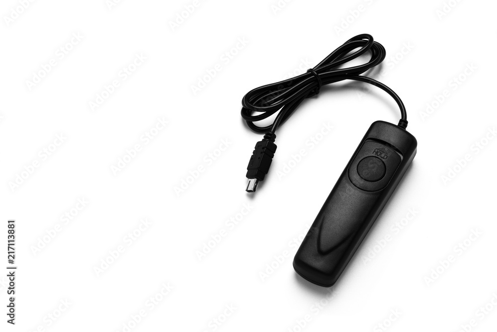 Remote controller for digital camera isolated on white background. Remote controller for digital camera isolated on white background.