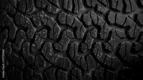 tire texture of a off road truck - background