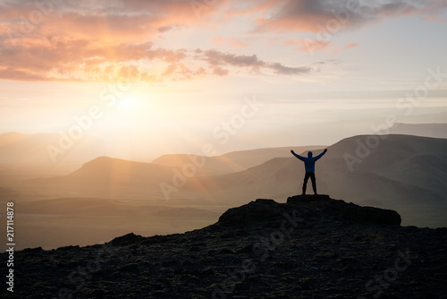 Tourist adventures in the mountains of Iceland