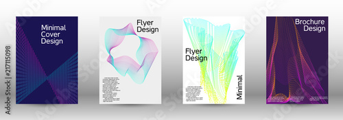 A set of modern abstract covers.