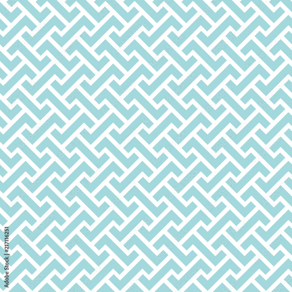 Retro Seamless Pattern Angled Corners Turquoise Retro Seamless Pattern Angled Corners Turquoise