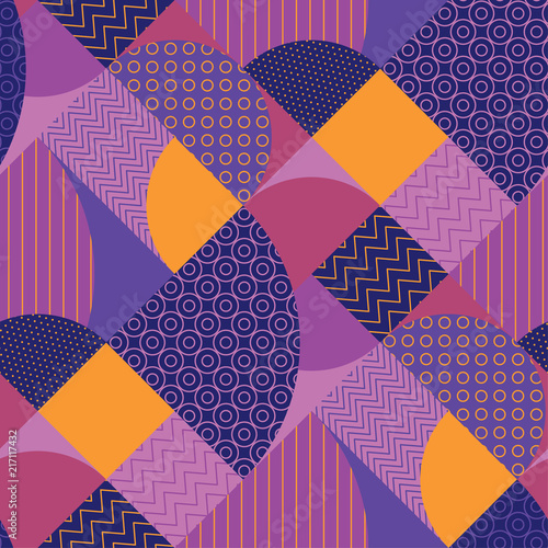 Decorative colorful geometr...