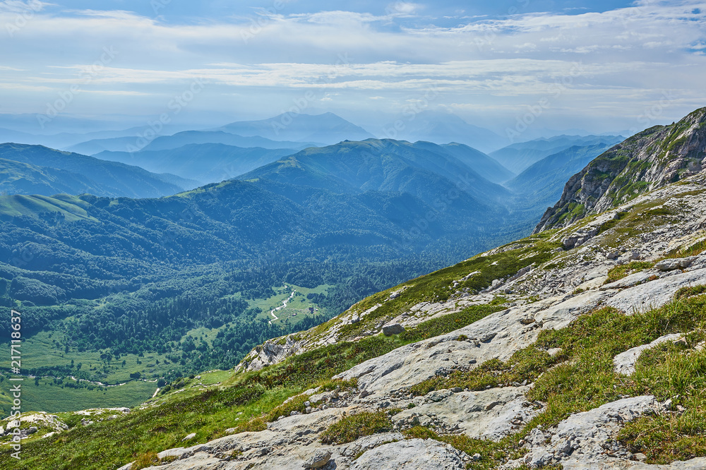 The Caucasus mountains in Russia The Caucasus mountains in Russia