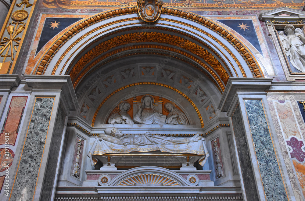 Italy, Rome, basilica of San Giovanni in Laterano, side chapel.