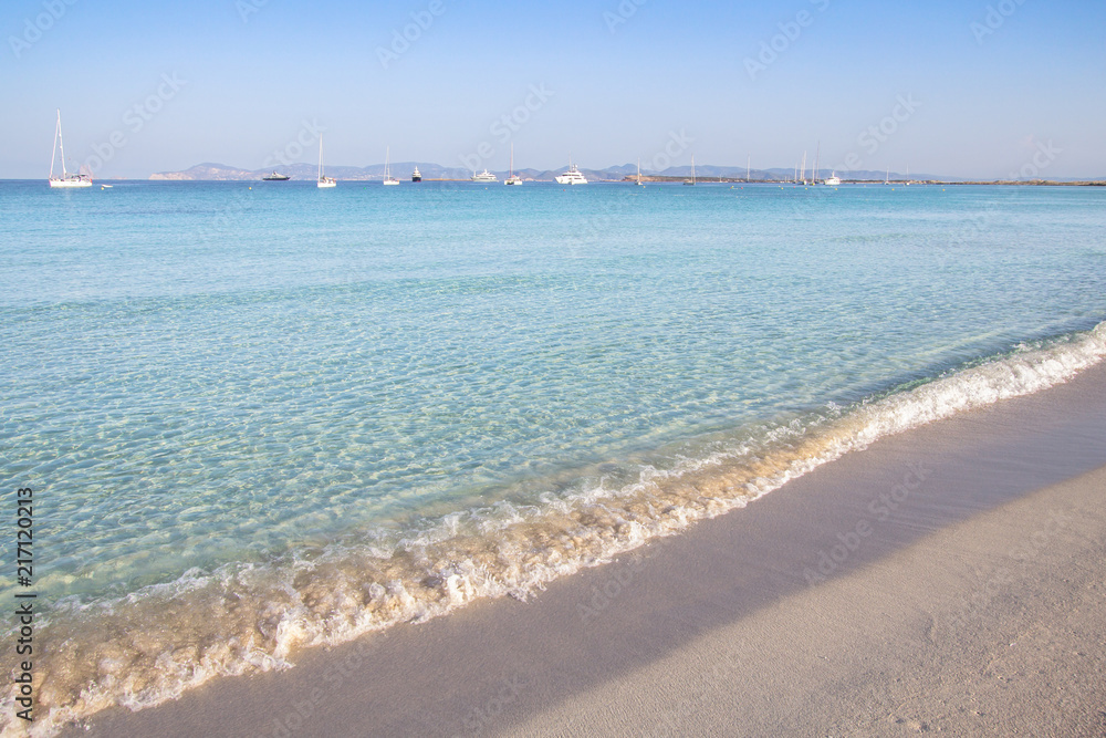 Beach Ses Illetas, Formentera, Spain
